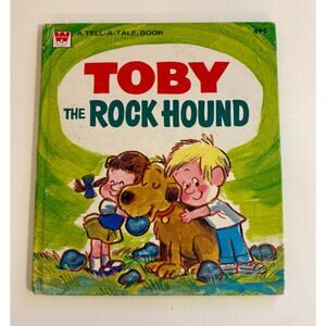 Vintage 1979 Toby the Rock Hound Tell-A-Tale Book